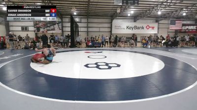 86 kg Cons. Rd Of 64 - Xavier Swanson, Danville RTC vs Jonah Anderson, Mustang Wrestling Club