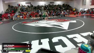 285 lbs Quarterfinal - Jack Stangier, Pueblo County vs Jude Suhajda, Discovery Canyon