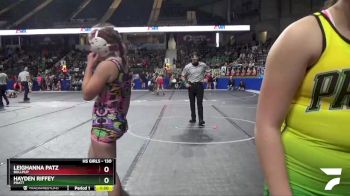 130 lbs Champ. Round 1 - Hayden Riffey, Pratt vs Leighanna Patz, Bullpup