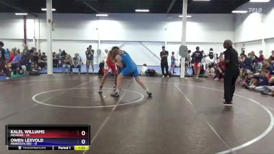 165 lbs Semis & 1st Wrestleback (8 Team) - Kalel Williams, Michigan vs Owen Lexvold, Minnesota Red