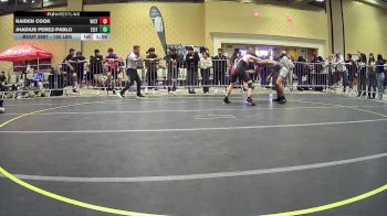 130 lbs Round Of 16 - Raiden Cook, Victory Wrestling-Central WA vs Jhadius Perez-Pablo, Elite WC Hawaii