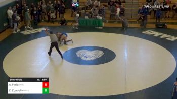 160 lbs Semifinal - Aidan Faria, Cumberland vs Ciaran Connolly, Mansfield