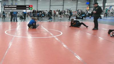 72 lbs Round 1 (9am Saturday) - Cruz Astorino, PA USA vs Hudson Burns, Iowa Black