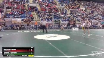 160 lbs Champ. Round 1 - Noah Alderin, Linton-HMB vs Brock Norton, New Salem-Almont