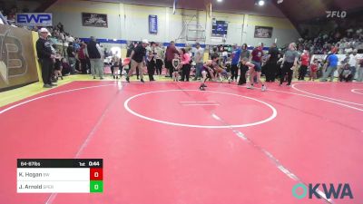 64-67 lbs Rr Rnd 3 - Karson Hogan, Bristow Wrestling vs Jolynn Arnold, Sperry Wrestling Club