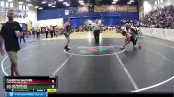 152 lbs Cons. Round 2 - Cameron Warner, Longwood Wrestling vs Gio DeAngeles, Park Vista High School