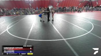 82 lbs Cons. Round 2 - Christopher Hofmann, Red Hot Wresting vs Isai Sanchez, Aviators Wrestling