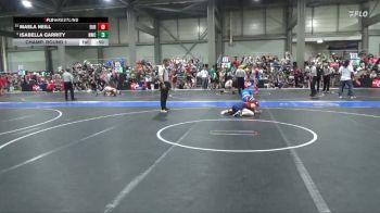 125 lbs Champ. Round 1 - Maela Neill, Eureka vs Isabella Garrity, Norton Wrestling Club