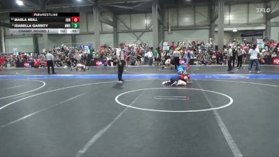 125 lbs Champ. Round 1 - Maela Neill, Eureka vs Isabella Garrity, Norton Wrestling Club