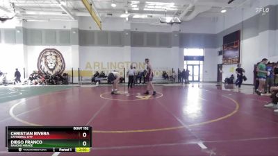 190 lbs Champ. Round 1 - Diego Franco, Rancho Mirage vs Christian Rivera, Cathedral City