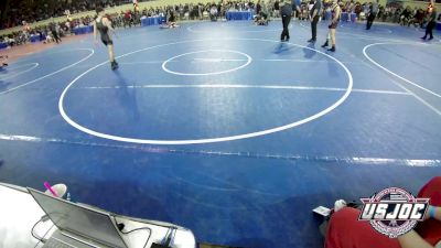 106 lbs Round Of 32 - Cooper Dobbins, Comanche vs Canaan Brummett, Chickasha Youth Wrestling