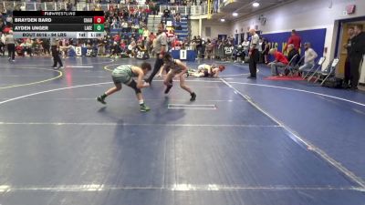 94 lbs Round Of 32 - Brayden Bard, Chartiers-Houston vs Ayden Unger, Lake Catholic W.C.
