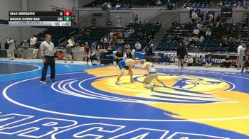 133 lbs Cons. Round 2 - Brock Christian, Mount Olive vs Max Meredith, Shorter