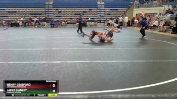 120 lbs Semifinal - James Hanley, Landon School vs Henry Gessford, Archbishop Spalding