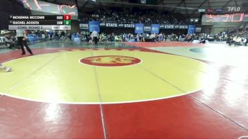 Girls 4A 100 lbs Cons. Round 2 - McKenna McComb, Battle Ground (Girls) vs Rachel Acosta, Chiawana (Girls)