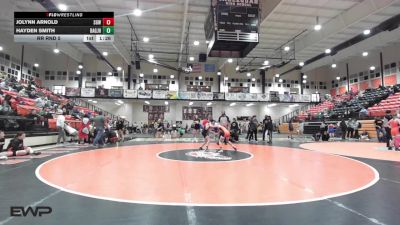 82 lbs Rr Rnd 5 - Jolynn Arnold, Sperry HS Girls vs Hayden Smith, Broken Arrow JH Girls