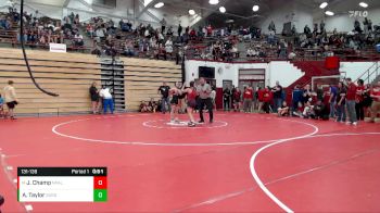 131-139 lbs Consolation Bracket - Jillian Champ, New Palestine vs Allison Taylor, Southridge