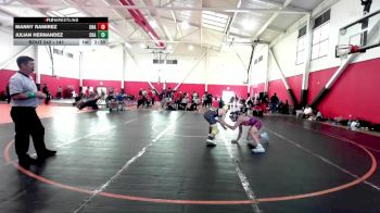 141 lbs Cons. Round 2 - Julian Hernandez, Chabot College vs Manny Ramirez, Unattached