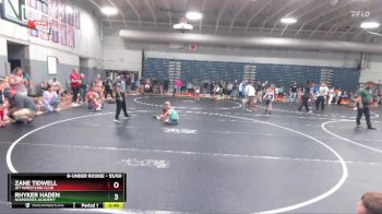 55/60 Semifinal - Zane Tidwell, JET Wrestling Club vs Rhyker Haden, NoWorries Academy