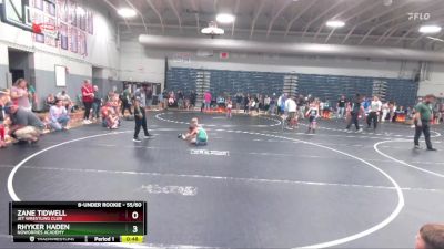 55/60 Semifinal - Zane Tidwell, JET Wrestling Club vs Rhyker Haden, NoWorries Academy