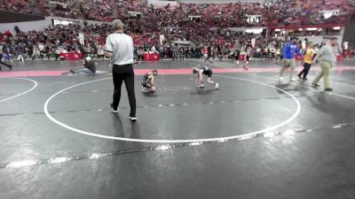 75 lbs Champ. Round 1 - Martin Abell, Team Nazar Training Center vs Tristan Morin, Winneconne Youth Wrestling