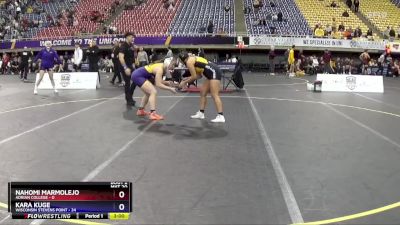 160 lbs Round 2 (3 Team) - Nahomi Marmolejo, Adrian College vs Kara Kuge, Wisconsin Stevens Point