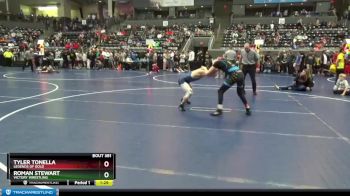 125 lbs Quarterfinal - Roman Stewart, Victory Wrestling vs Tyler Tonella, Legends Of Gold