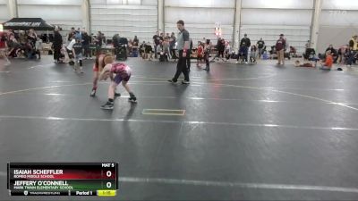 75/80 Round 4 - Jeffery O`Connell, Mark Twain Elementary School vs Isaiah Scheffler, Romeo Middle School