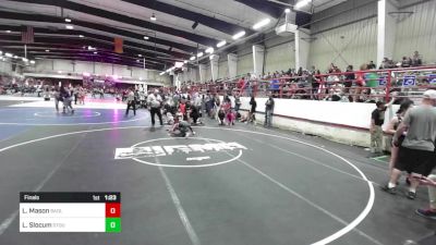 69 lbs Final - Lane Mason, Badlands WC vs Lucas Slocum, Stout Wrestling Academy