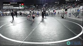 46 lbs Round Of 16 - Skylin Hart, Kiefer Youth Wrestling Club vs Dawson Sherrin, Bridge Creek Youth Wrestling
