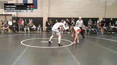 138 lbs Quarterfinal - Liam O'brien, Marblehead/Swampscott vs Jonel Cruz, North Attleborough