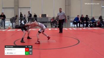 77 lbs Semifinal - Dan Dennis, Broad Axe White ES vs Jackson Brickley, Level Up ES