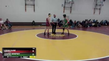 132 lbs Cons. Round 2 - Logan Close, White River vs Cooper Kenefsky, Woodinville