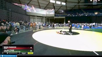 70 lbs Quarterfinal - Boon Paddock, NWWC vs Caleb Stage, Rainier Junior Wrestling Club