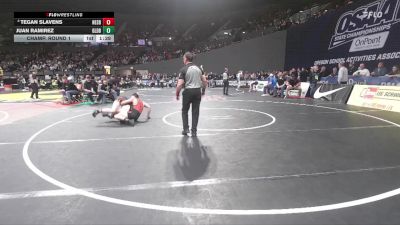 2A/1A Boys 138 Champ. Round 1 - Juan Ramirez, Glendale Boys vs Tegan Slavens, Nestucca Boys