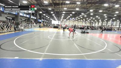 90 lbs Consi Of 16 #2 - Michael Valdes, FL vs Vincent Weingart, OH