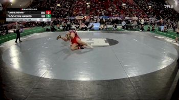 G 145 lbs 3rd Place Match - Lochlynn Harned, Rigby vs Josie Newby, Grace