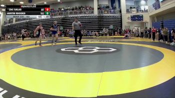 150 lbs Champ. Round 3 - Zac Salas, Antwerp Local vs Austin Rhodes, Yale