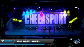 Cheer Extreme - Legends [2021 L4 - U17 Day 1] 2021 CHEERSPORT National Cheerleading Championship