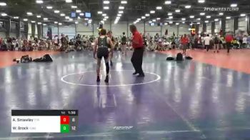 126 lbs Prelims - Addison Smawley, T And T Wrestling vs Wyatt Brock, HoneyBadgerz