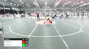 220 lbs Rr Rnd 1 - Sean Okeefe, Cyclone Wrestling vs Colin Whyte, Quest School Of Wrestling Black