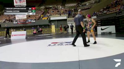 Schoolgirls - 110 lbs 7th Place Match - Olivia Garcia vs Jazmin Blaine