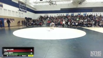 160 lbs Cons. Semi - Lane Rippy, Lakeside (Nine Mile Falls) vs Talon Cate, Omak