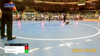 46 lbs Final - Journey Whitford, Sanderson Wrestling Academy vs Alaina Saavedra, Top Rank