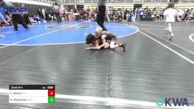 49 lbs Consi Of 4 - TeeJay Henry, Comanche Takedown Club vs Kreed Richards, Rough Riders