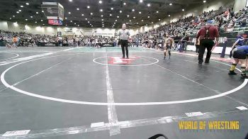 85 lbs Quarterfinal - Kingkade Moreno-Cormier, Team Aggression vs Blaise Wilson, Warrior Ridge