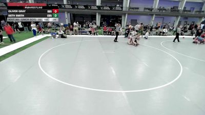 Junior Boys - 165 lbs Cons. Round 1 - Oliver Gray, Moen Wrestling Academy vs Seth Smith, Iowa