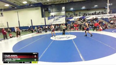 174 lbs Cons. Round 4 - Tyler Joseph, University Of Chicago vs Carson Trotzer, UW-Stevens Point