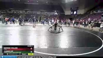 43 lbs Round 2 - Corbin Lee, Pueblo County Wrestling Club vs Dominic Collins, Utah