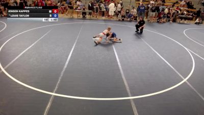 63 lbs Cons. Round 3 - Jensen Kappes, ND vs Louis Taylor, IA